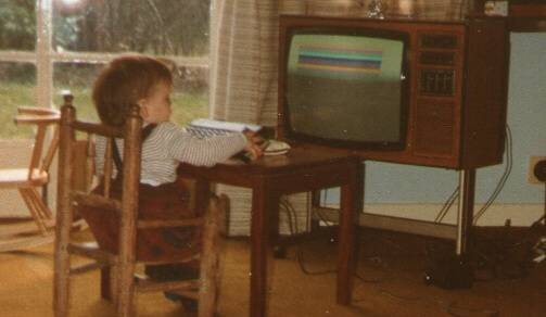 Charles mastering the ZX Spectrum